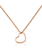 Kettenanhänger HEART Roségold Vergoldet