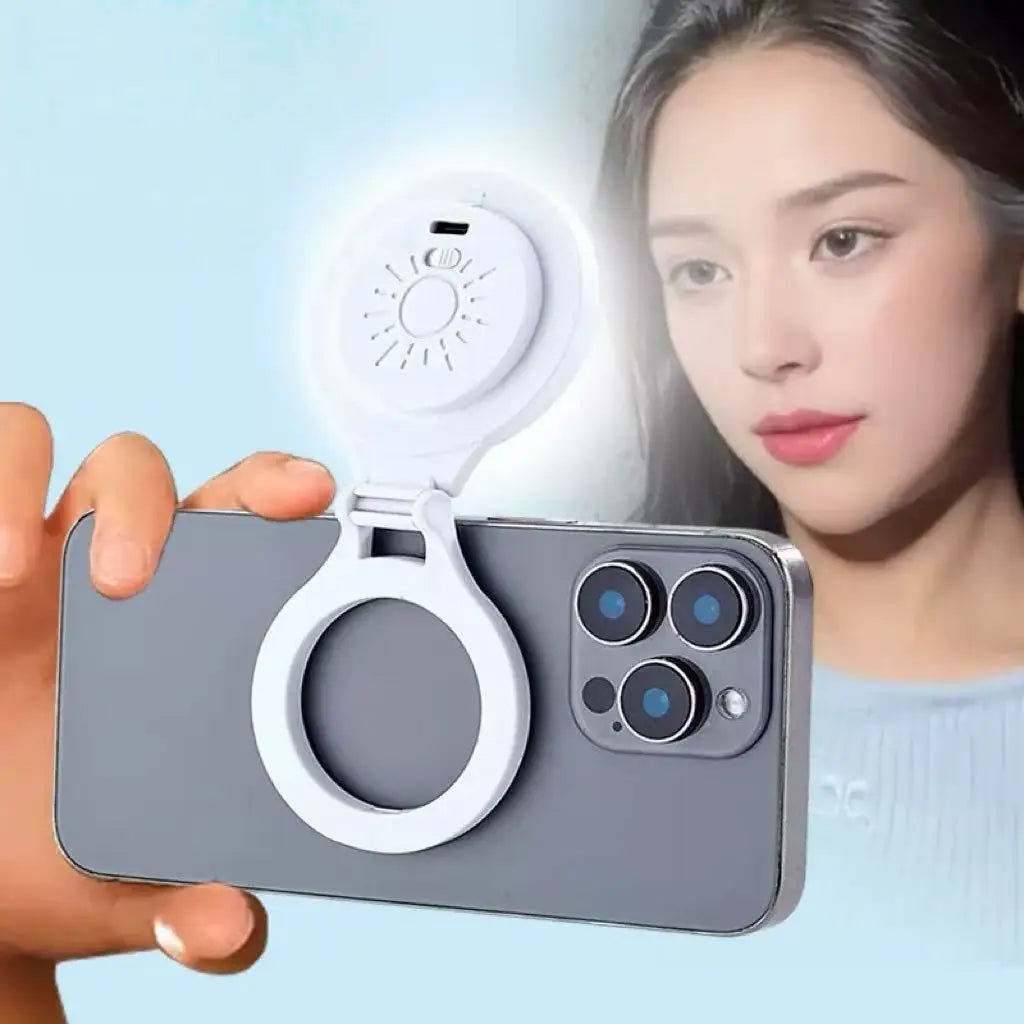 New magsafe mobile phone magnetic fill light selfie beauty light mobile phone fill light portable mini easy to install and use