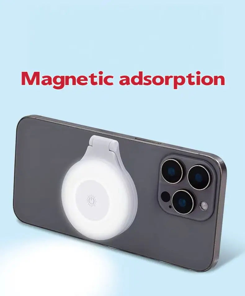 New magsafe mobile phone magnetic fill light selfie beauty light mobile phone fill light portable mini easy to install and use