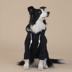 NNEDSZ 5XL Black Cute Dog Hoodie with Adjustable Drawstring - Available in Various Sizes